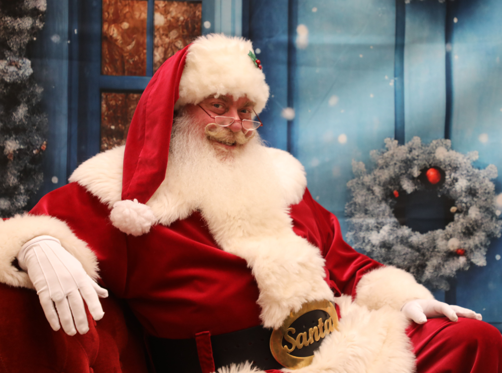Picture of Santa from Houston Police Credit Union's photos with Santa event
